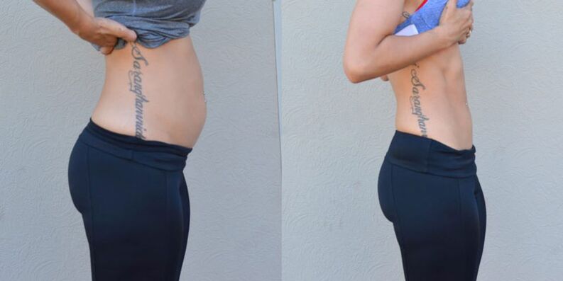 We burn fat at the waist