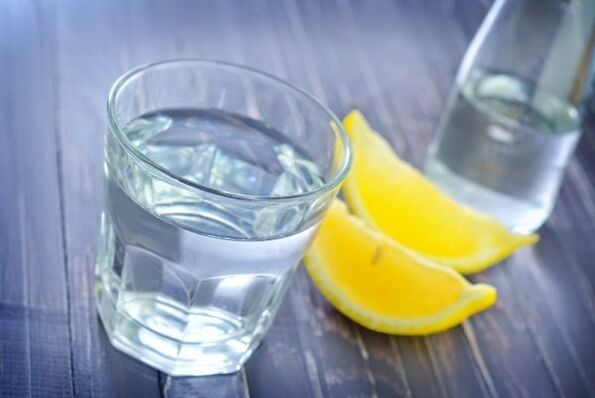 lemon water