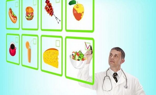 Preparation of a menu for exacerbations.