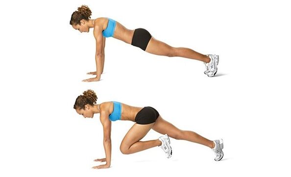 Plank an effective exercise to lose weight.